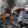 Во Владивостоке сгорел припакованный у обочины автомобиль (ФОТО)