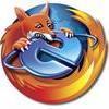   Firefox   20%,  IE   70%
