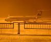 Аэропорт Владивостока борется с последствиями снегопада