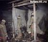 Пожар в крытом рынке на Тихой: выгорело два киоска (ФОТО)