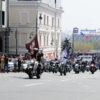 Во главе колонны проехали основные организаторы - владивостокское отделение мотоклуба Iron Tigers  — newsvl.ru