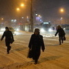 Утро горожан встретило ветром и сильным снегопадом — newsvl.ru