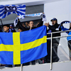 На трибунах появился шведский флаг — newsvl.ru