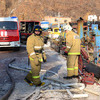Во Владивостоке пожарные продолжают работы по устранению возгорания, произошедшего рано утром 23 декабря — newsvl.ru