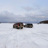 На акватории сегодня по-зимнему много автомобилей — newsvl.ru