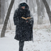 Снегопад не стал помехой для чтения — newsvl.ru