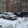 Семь разбитых машин перекрыли проезд к жилым домам — newsvl.ru