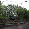  На Сипягина обрушилась подпорная стена: пострадали автомобили — newsvl.ru