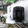 Пожарные залили "горящий" вагон пеной и водой — newsvl.ru