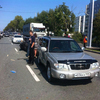 Сегодня, 22 сентября, на улице Магнитогорская во Владивостоке столкнулись три автомобиля, а спустя несколько минут в них врезался грузовик — newsvl.ru