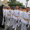 На время благословения головные уборы моряки сняли — newsvl.ru