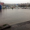 Площадь Луговая была подтоплена утром 17 октября в результате сильного ливня — newsvl.ru