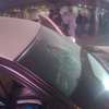 От удара пострадало лобовое стекло автомобиля — newsvl.ru