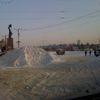 На центральной площади организовали отвал снега — newsvl.ru