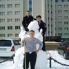 Денис, его команда и снеговик — newsvl.ru