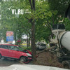 На Магнитогорской неуправляемая бетономешалка снесла шесть автомобилей — пострадали два водителя и пешеход (ФОТО; ВИДЕО)