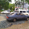 Затопленная дорога негативно влияет и на движение транспорта    — newsvl.ru