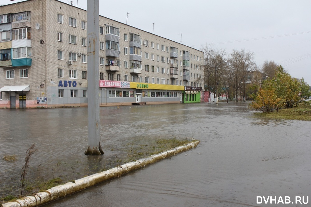 Владельцы затопленных магазинов на Аллее Труда жалуются на бездействие  мэрии (ФОТО; ВИДЕО) — Новости Хабаровска