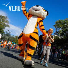 Во Владивостоке началось шествие в честь Дня тигра 