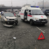Subaru Forester и скорая помощь столкнулись на Океанском проспекте (ФОТО; ВИДЕО)