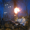 На Хабаровской произошел пожар в 12-этажном доме (ВИДЕО)