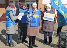 Защищать Русь призвали сторонники Жириновского в Биробиджане 