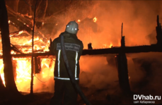 Из-за сильного ветра сгорела баня в Смидовичском районе