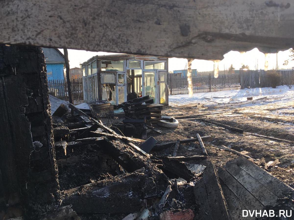 В селе Мирном местная жительница сгорела в собственном доме (ФОТО) —  Новости Хабаровска