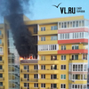 В Вольно-Надеждинском сгорел балкон в новом ЖК из-за неосторожного обращения с огнем (ФОТО)