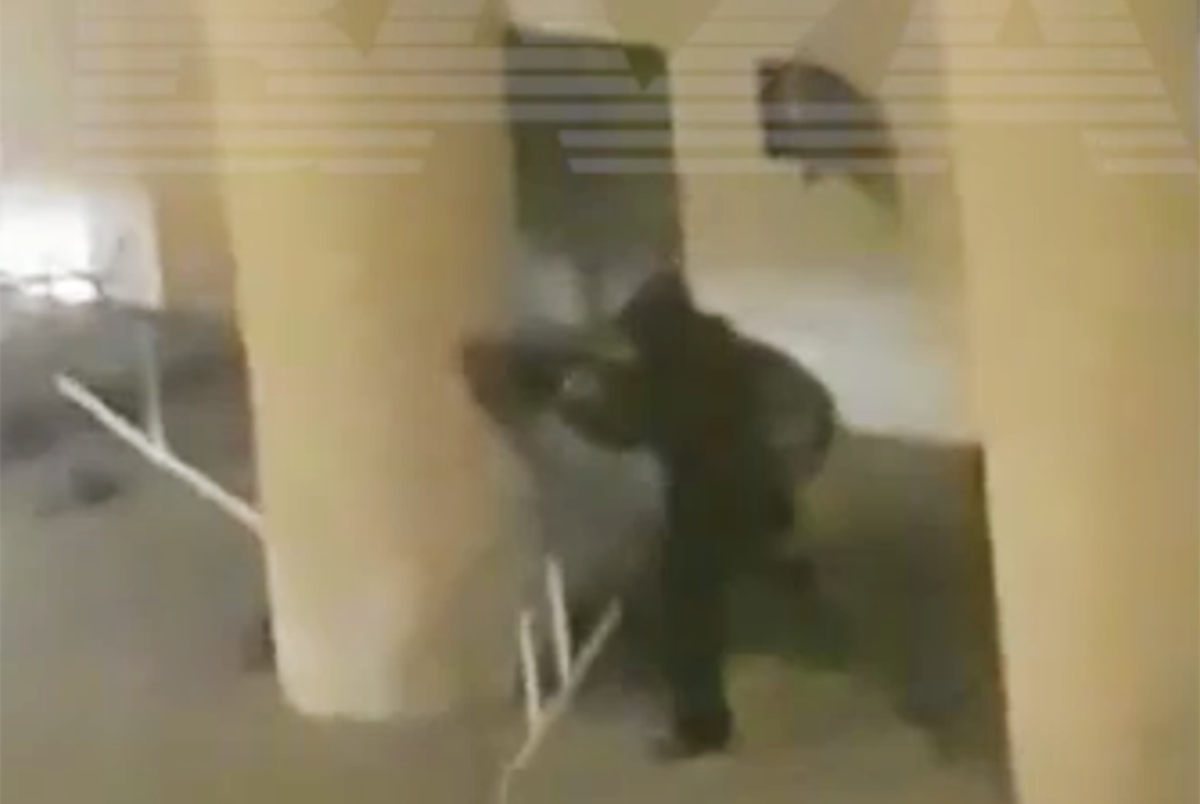 Видео нападения от первого лица. Стрельба на Лубянке оружие.
