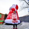 В середине площади установлены надувные Дед Мороз со Снегурочкой — newsvl.ru