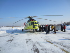 Новорожденного экстренно доставили в Хабаровск вертолетом