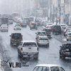 Из-за ночного снега Владивосток сковали пробки