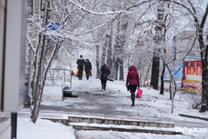 Очередной снежный циклон пришел в Хабаровский край