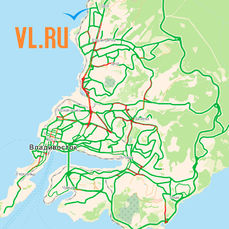 Карта владивостока с пробками онлайн