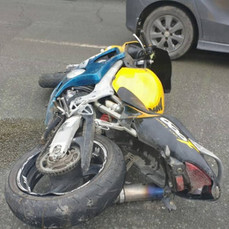 Мотоциклист попал в ДТП во время неудачного поворота в районе Моргородка 