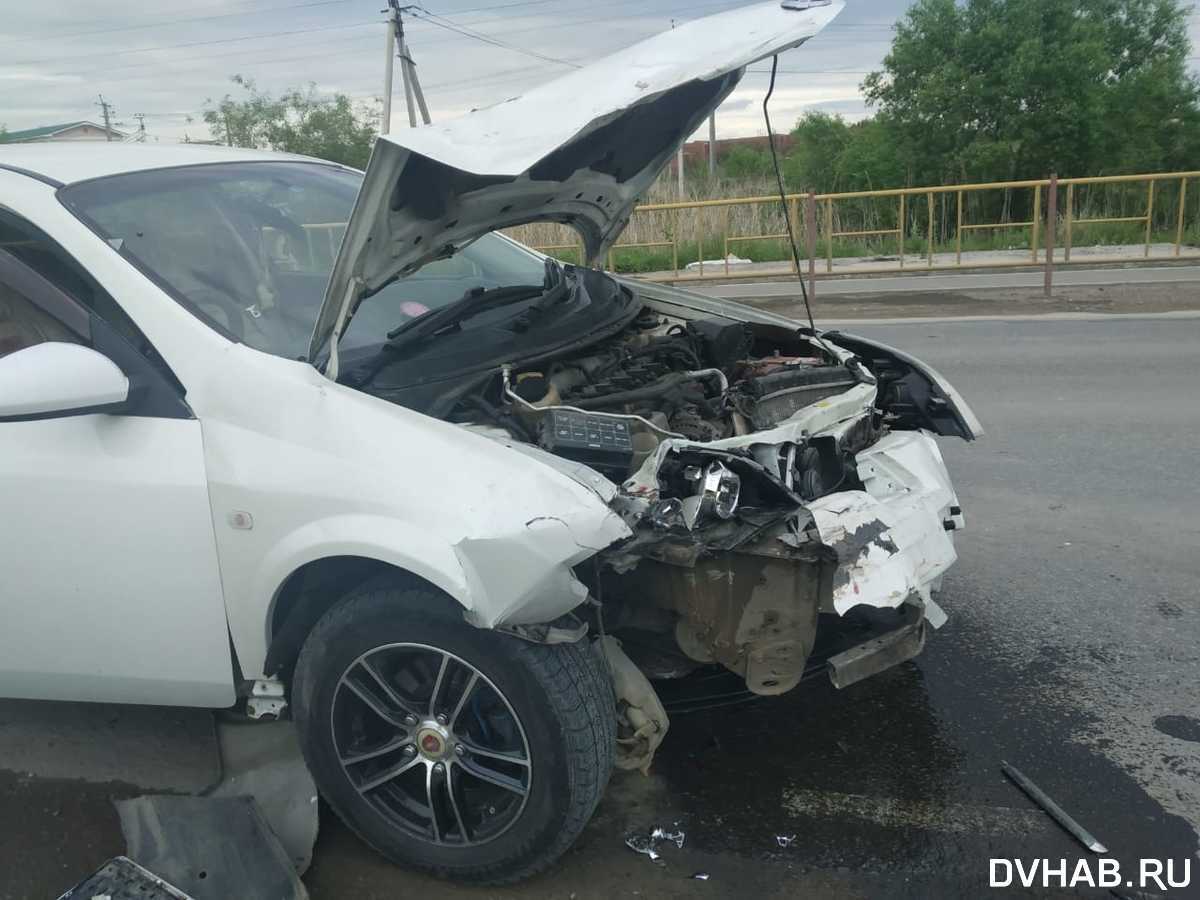 ДТП с пострадавшими устроил лишенный прав водитель на улице Новой (ФОТО) —  Новости Хабаровска