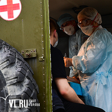 Сдача крови на COVID-19, дезинфекция и дистанцированный строй: как во Владивостоке готовят новобранцев для отправки в войска 