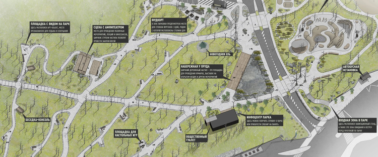 Нагорный парк владивосток схема