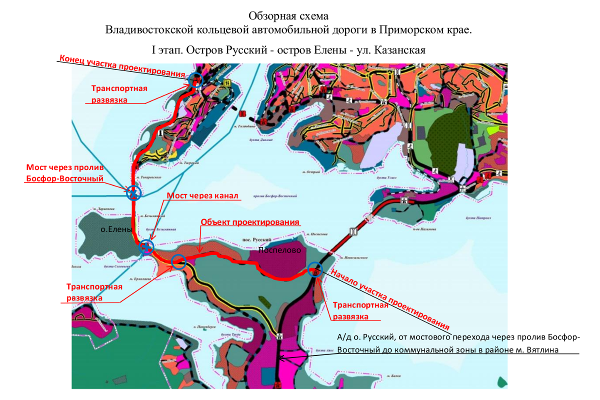 Транспортная схема владивосток