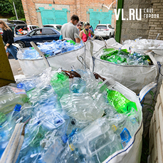 Владивостокцы сдали более 5 тонн отходов на переработку во время акции «РазДельный сбор» 