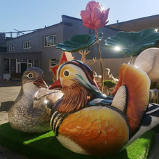 На улице Успенского установят арт-объект в виде уток-мандаринок и лотоса