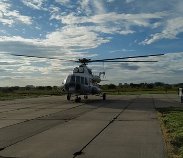 Из-за срочной медицинской помощи вертолетом из Биробиджана в Хабаровск доставлен ребенок