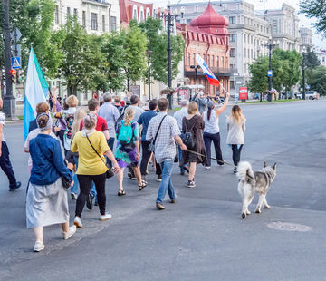 Участницу акции в поддержку Фургала оштрафовали на 20 тысяч в Новосибирске