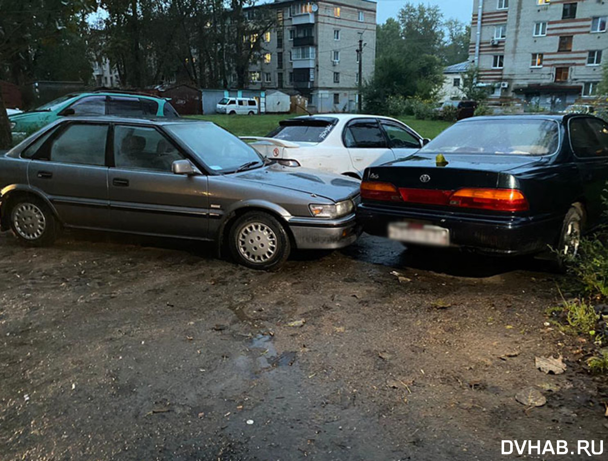 Пьяный водитель врезался в две машины на Красной Речке (ФОТО) — Новости  Хабаровска