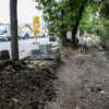В районе поворота на Тёщин язык тротуар делают — newsvl.ru