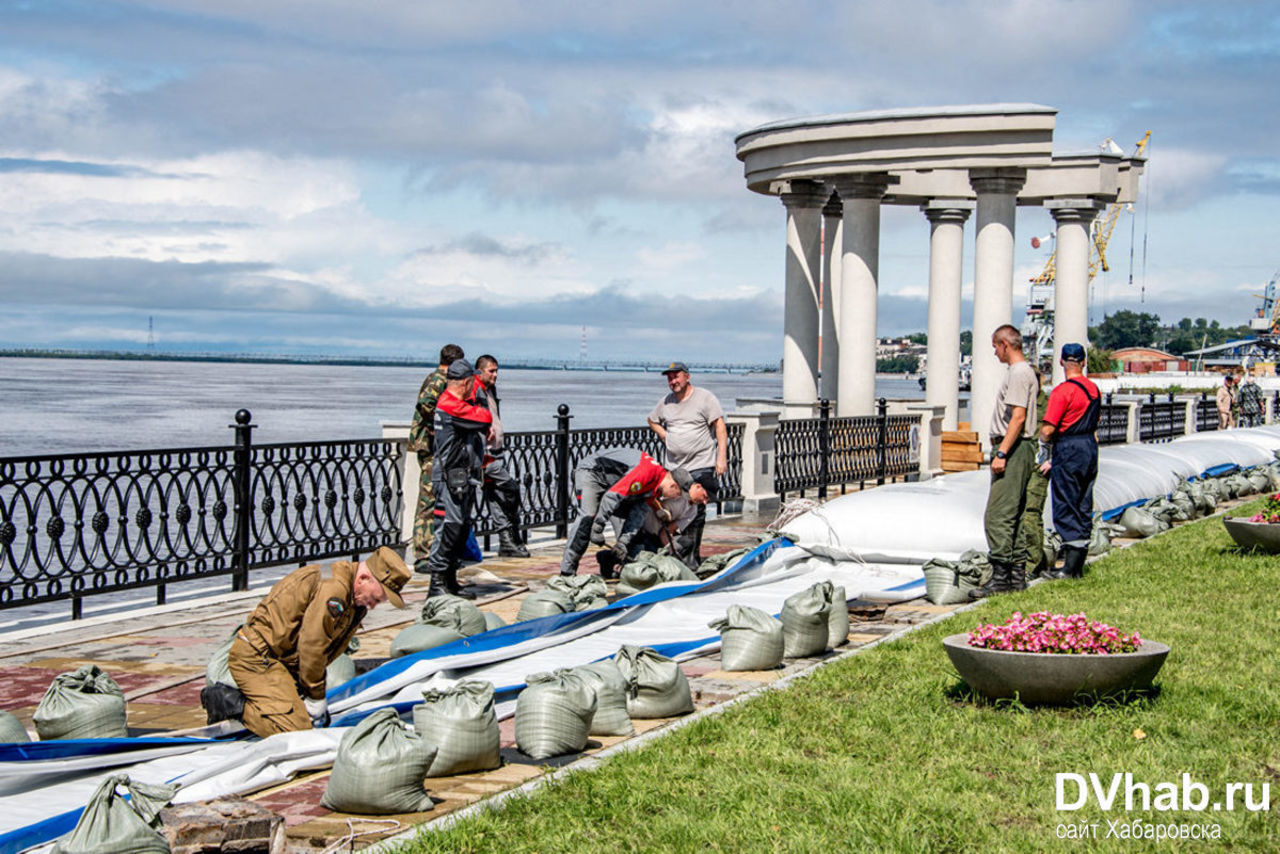 Набережная в хабаровске сегодня фото