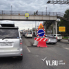 К Некрасовскому путепроводу с обеих сторон собралась пробка