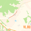 Участок дороги, где идёт ремонт, на карте — newsvl.ru
