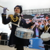 Первыми на сцене фестиваля появились барабанщицы Дальрыбвтуза — newsvl.ru